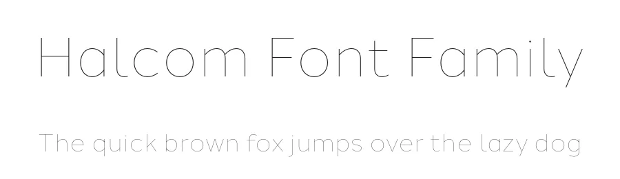 Halcom Font Family by The Northern Block — Sans Serif Font