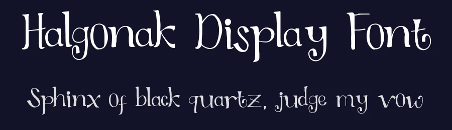 Halgonak Display Font by jetsmax — Display Font — thumbnail 2