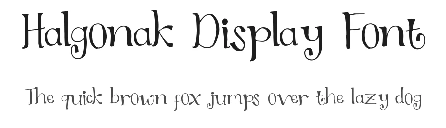 Halgonak Display Font by jetsmax — Display Font