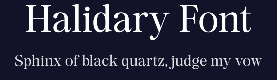Halidary Font by Rantautype — Serif Font — thumbnail 2