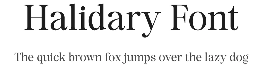 Halidary Font by Rantautype — Serif Font