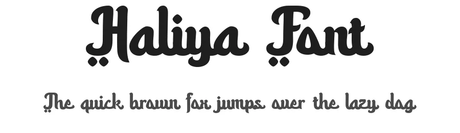 Haliya Font by afkaristudio — Display Font
