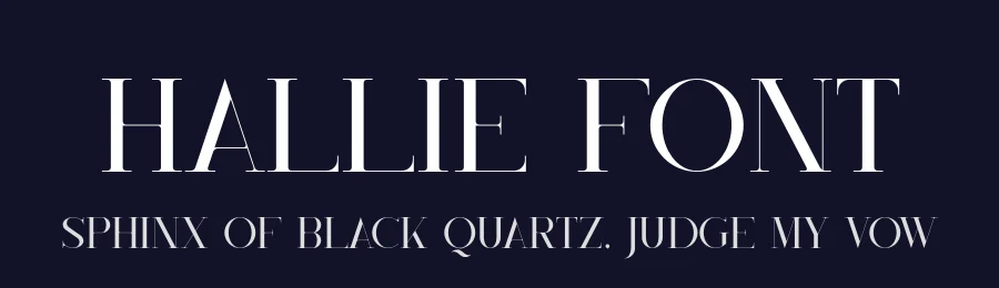 Hallie Font by vpcreativeshop — Display Font — thumbnail 2