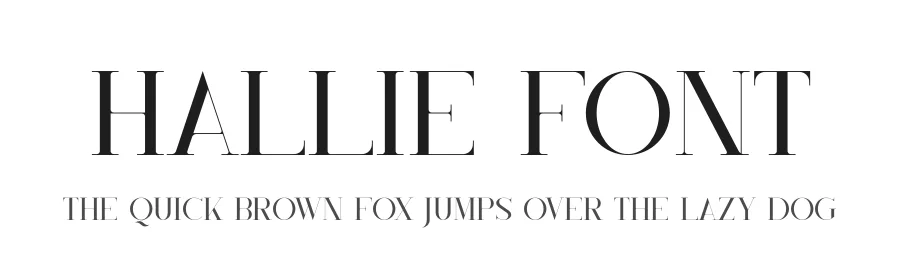 Hallie Font by vpcreativeshop — Display Font