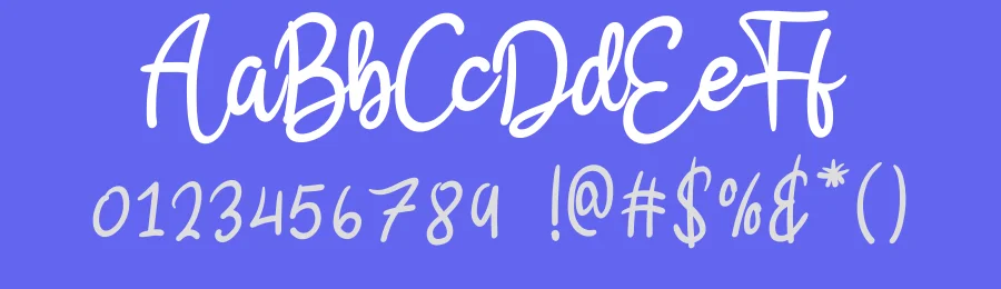 Hallimun Flower Script Font by andikastudio — Script Handwritten Font — thumbnail 3