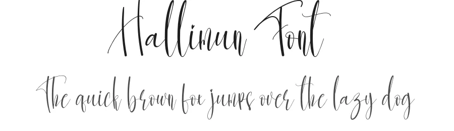 Hallimun Font by creativeletter — Script Handwritten Font