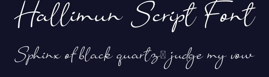 Hallimun Script Font by andikastudio — Script Handwritten Font — thumbnail 2