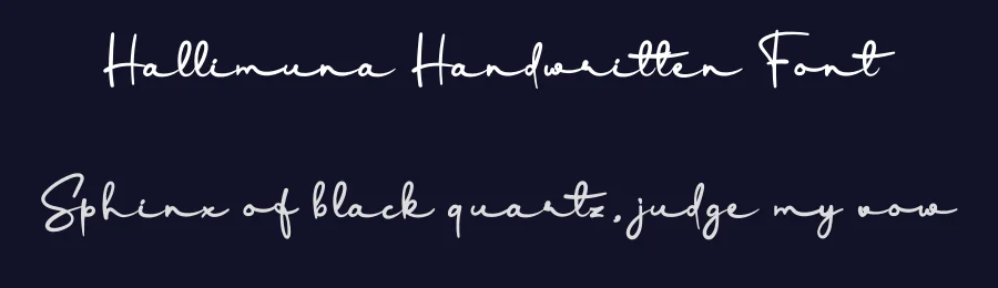 Hallimuna Handwritten Font by andikastudio — Script Handwritten Font — thumbnail 2