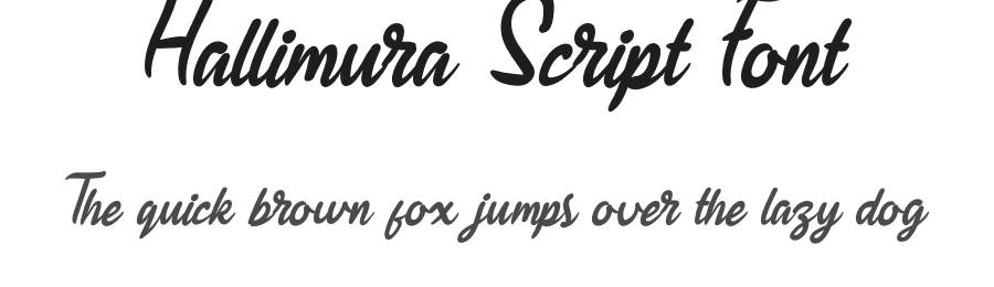 Hallimura Script Font by andikastudio — Script Handwritten Font