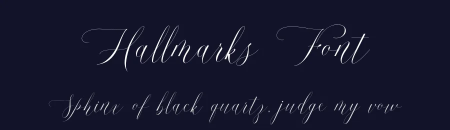 Hallmarks Font by Littlehand — Script Handwritten Font — thumbnail 2