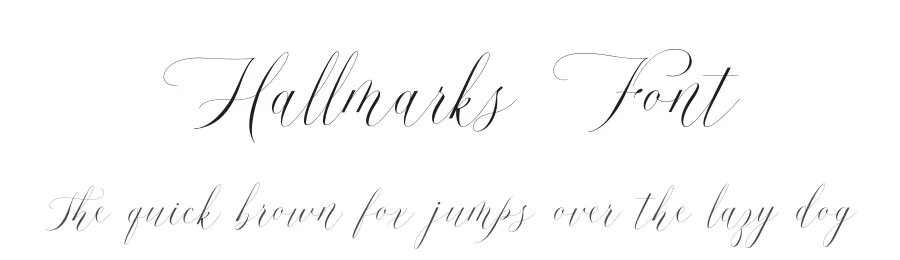 Hallmarks Font by Littlehand — Script Handwritten Font