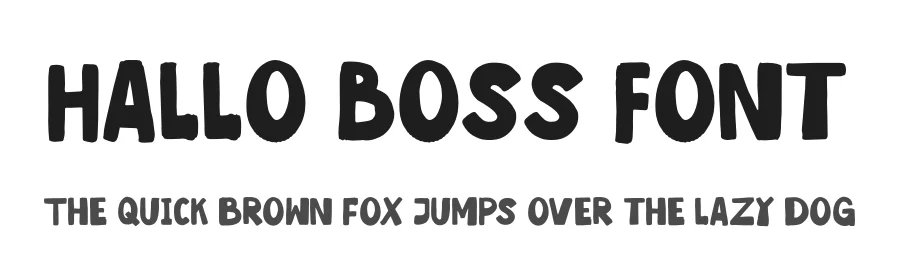 Hallo Boss Font by Denustudios — Decorative Font