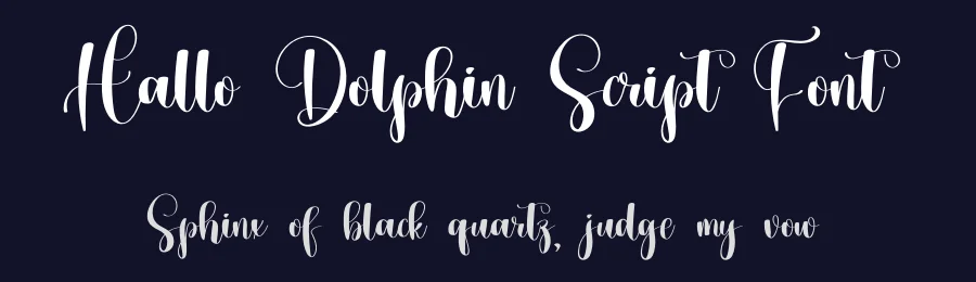 Hallo Dolphin Script Font by inermediaSTUDIO — Script Handwritten Font — thumbnail 2