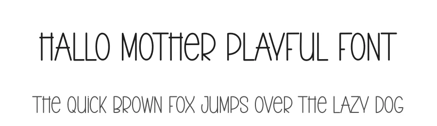 Hallo Mother Playful Font by creativeletter — Script Handwritten Font
