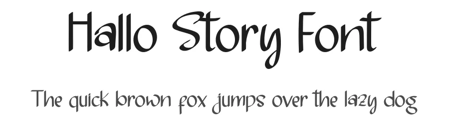 Hallo Story Font by inermediaSTUDIO — Display Font
