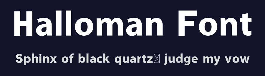 Halloman Font by ForzaType — Sans Serif Font — thumbnail 2