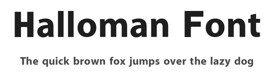 Halloman Font by ForzaType — Sans Serif Font