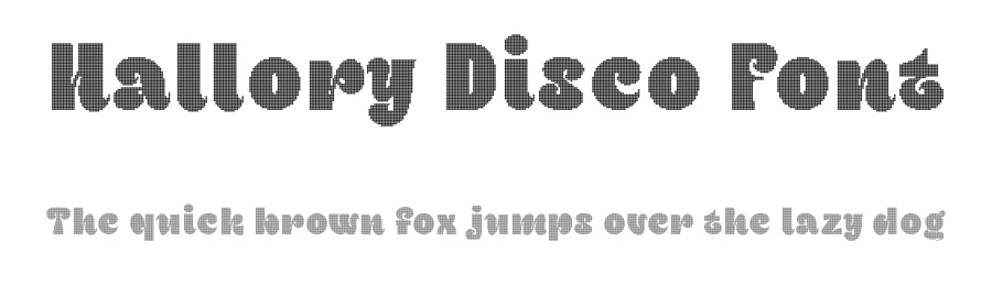 Hallory Disco Font by craftsupplyco — Display Font