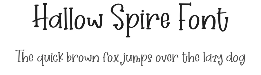 Hallow Spire Font by qwrtype โ Display Font