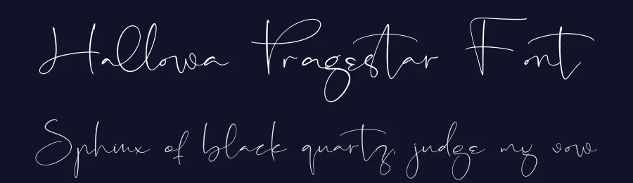 Hallowa Pragestar Font by stylishtype.co — Script Handwritten Font — thumbnail 2