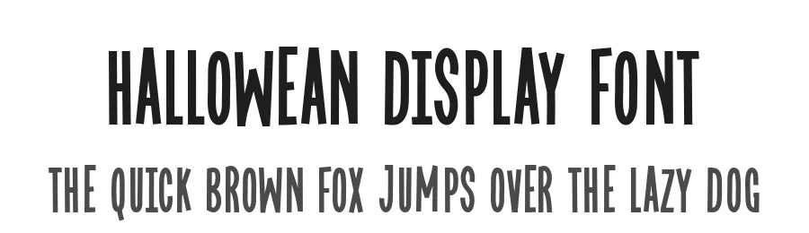 Hallowean Display Font by Hanna Bie — Display Font