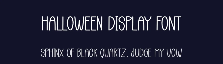 Halloween Display Font by andikastudio — Display Font — thumbnail 2