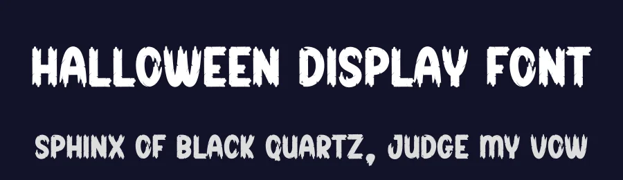 Halloween Display Font by creativeletter — Script Handwritten Font — thumbnail 2