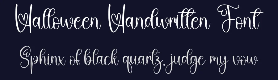 Halloween Handwritten Font by creativeletter — Script Handwritten Font — thumbnail 2