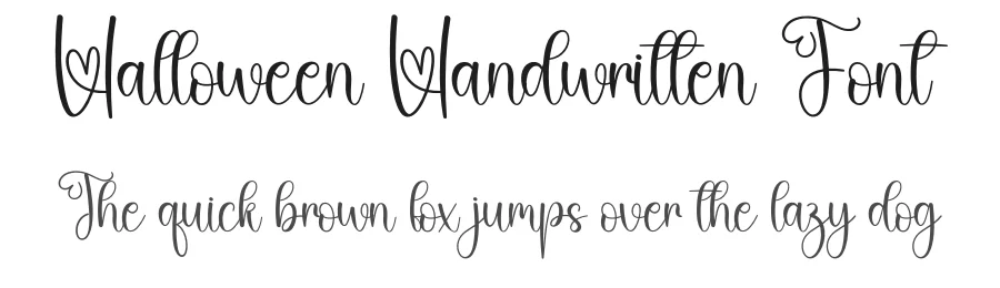 Halloween Handwritten Font by creativeletter — Script Handwritten Font