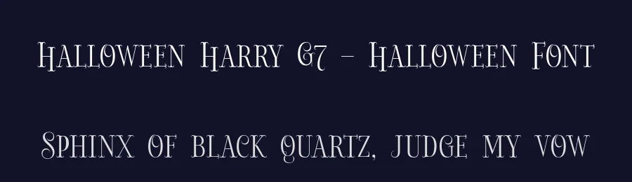Halloween Harry G7 – Halloween Font by Casloop Studio — Decorative Font — thumbnail 2