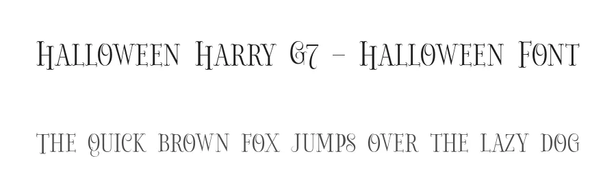Halloween Harry G7 – Halloween Font by Casloop Studio — Decorative Font