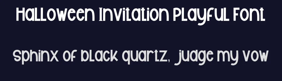 Halloween Invitation Playful Font by inermediaSTUDIO — Display Font — thumbnail 2