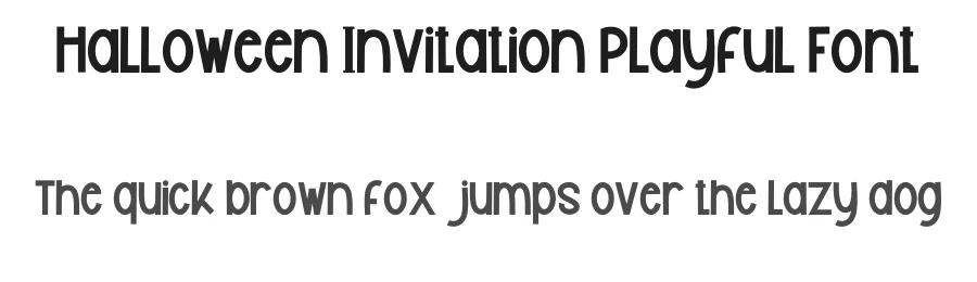 Halloween Invitation Playful Font by inermediaSTUDIO — Display Font