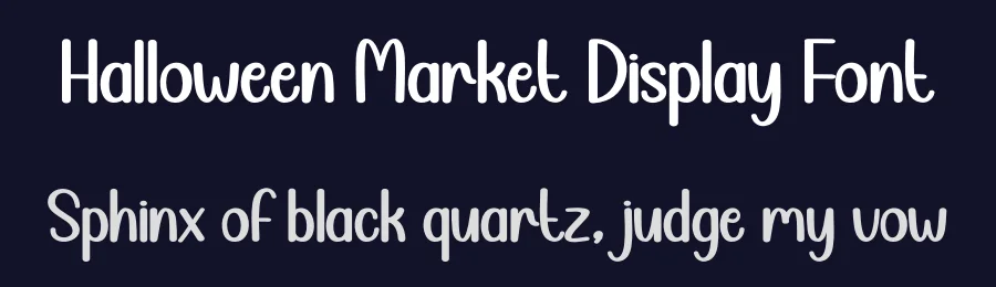 Halloween Market Display Font by andikastudio — Display Font — thumbnail 2