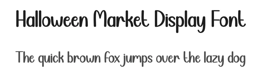 Halloween Market Display Font by andikastudio — Display Font