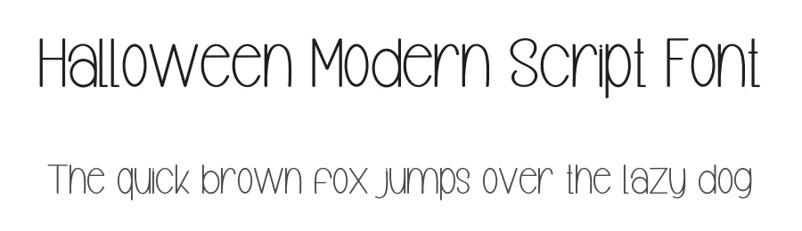 Halloween Modern Script Font by inermediaSTUDIO — Display Font