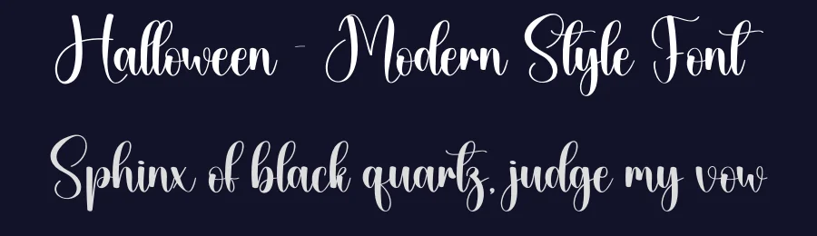 Halloween – Modern Style Font by creativeletter — Script Handwritten Font — thumbnail 2