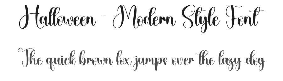 Halloween – Modern Style Font by creativeletter — Script Handwritten Font