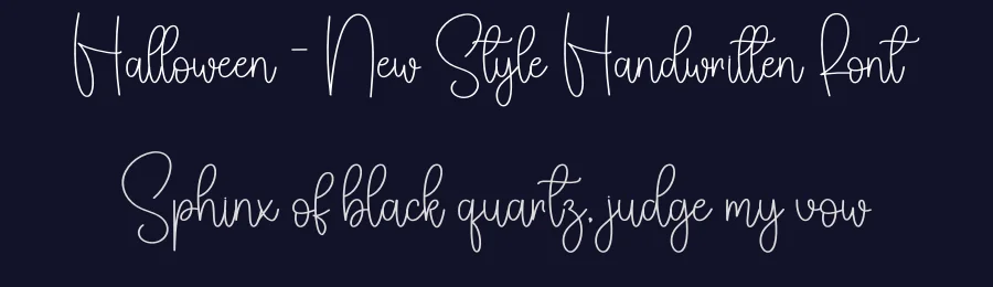 Halloween – New Style Handwritten Font by creativeletter — Script Handwritten Font — thumbnail 2