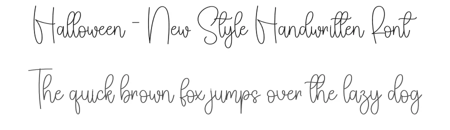 Halloween – New Style Handwritten Font by creativeletter — Script Handwritten Font