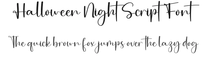 Halloween Night Script Font by inermediaSTUDIO — Script Handwritten Font