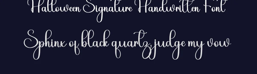 Halloween Signature Handwritten Font by inermediaSTUDIO — Script Handwritten Font — thumbnail 2