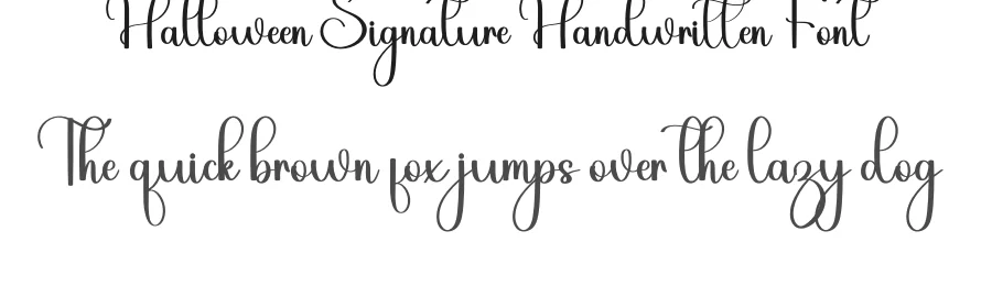 Halloween Signature Handwritten Font by inermediaSTUDIO — Script Handwritten Font