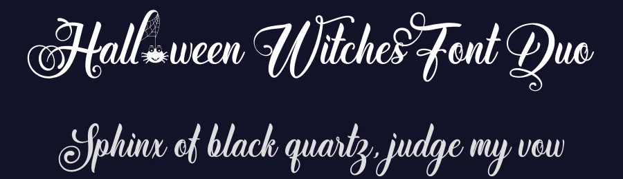 Halloween Witches Font Duo by Miftahul Arzaq — Script Handwritten Font — thumbnail 2