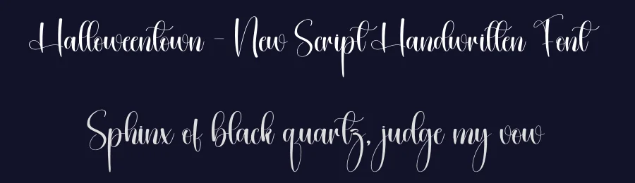 Halloweentown – New Script Handwritten Font by creativeletter — Script Handwritten Font — thumbnail 2