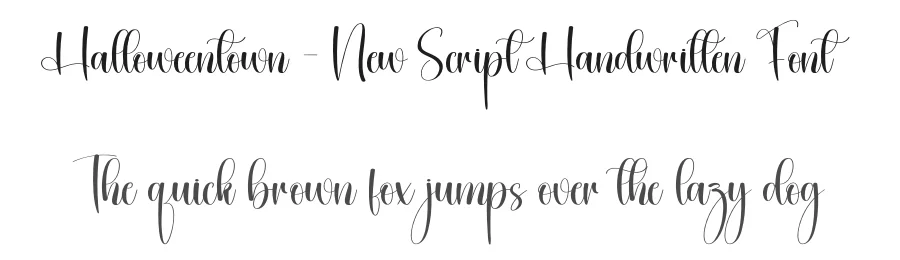 Halloweentown – New Script Handwritten Font by creativeletter — Script Handwritten Font