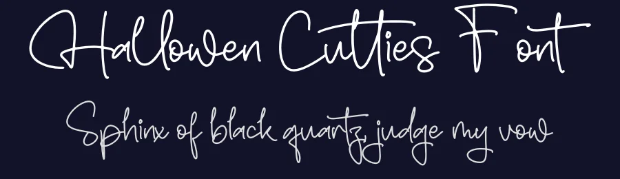 Hallowen Cutties Font by letterfabric — Script Handwritten Font — thumbnail 2