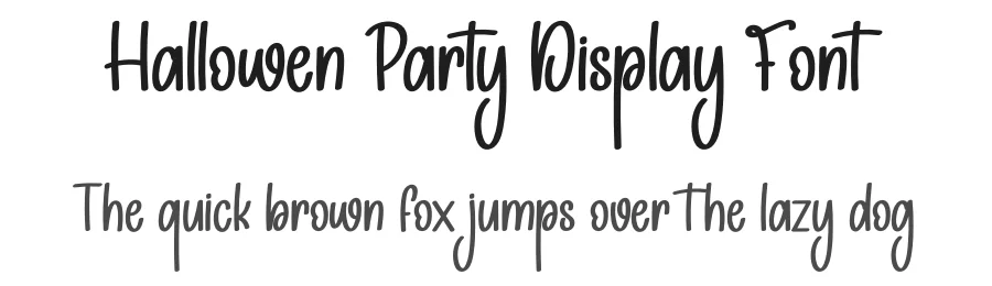 Hallowen Party Display Font by creativeletter — Display Font