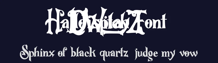 HalloWitchZ Display Font by Mozarella — Blackletter Font — thumbnail 2