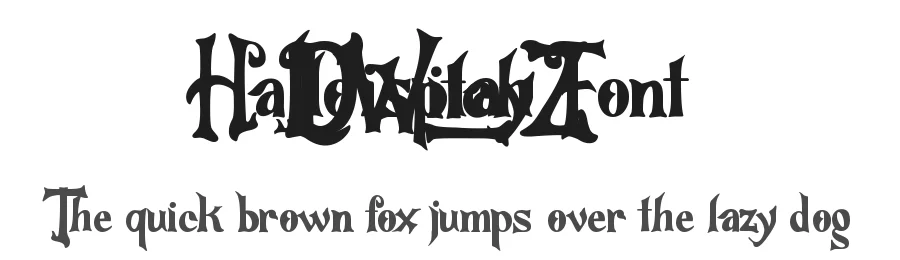 HalloWitchZ Display Font by Mozarella — Blackletter Font